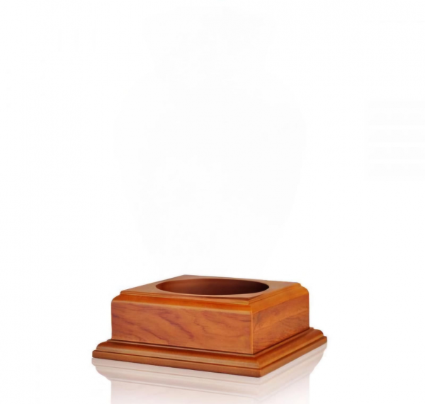 Heart's Ring Brass Urn – Pewter Finish
